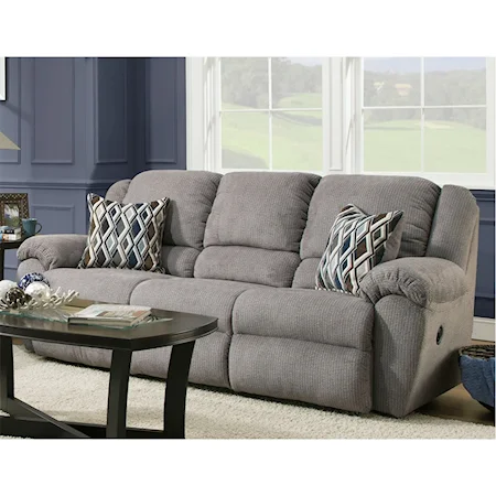 Reclining Sofa with Pillow Arms